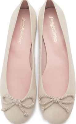 Ballerinas|Horsch Schuhe Pretty Ballerina in Übergrößen Beige