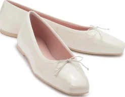 Ballerinas|Horsch Schuhe Pretty Ballerina in Übergrößen Weiß