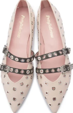 Ballerinas|Horsch Schuhe Pretty Ballerina in Übergrößen Beige