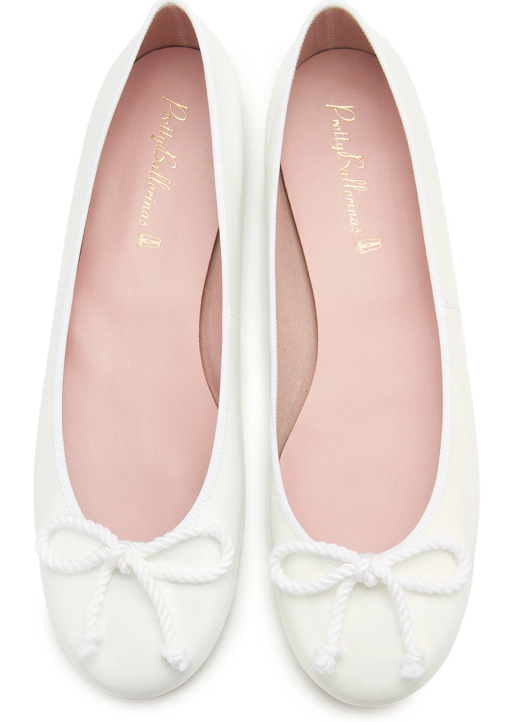 Brautschuhe|Ballerinas|Horsch Schuhe Pretty Ballerina in Übergrößen Weiß