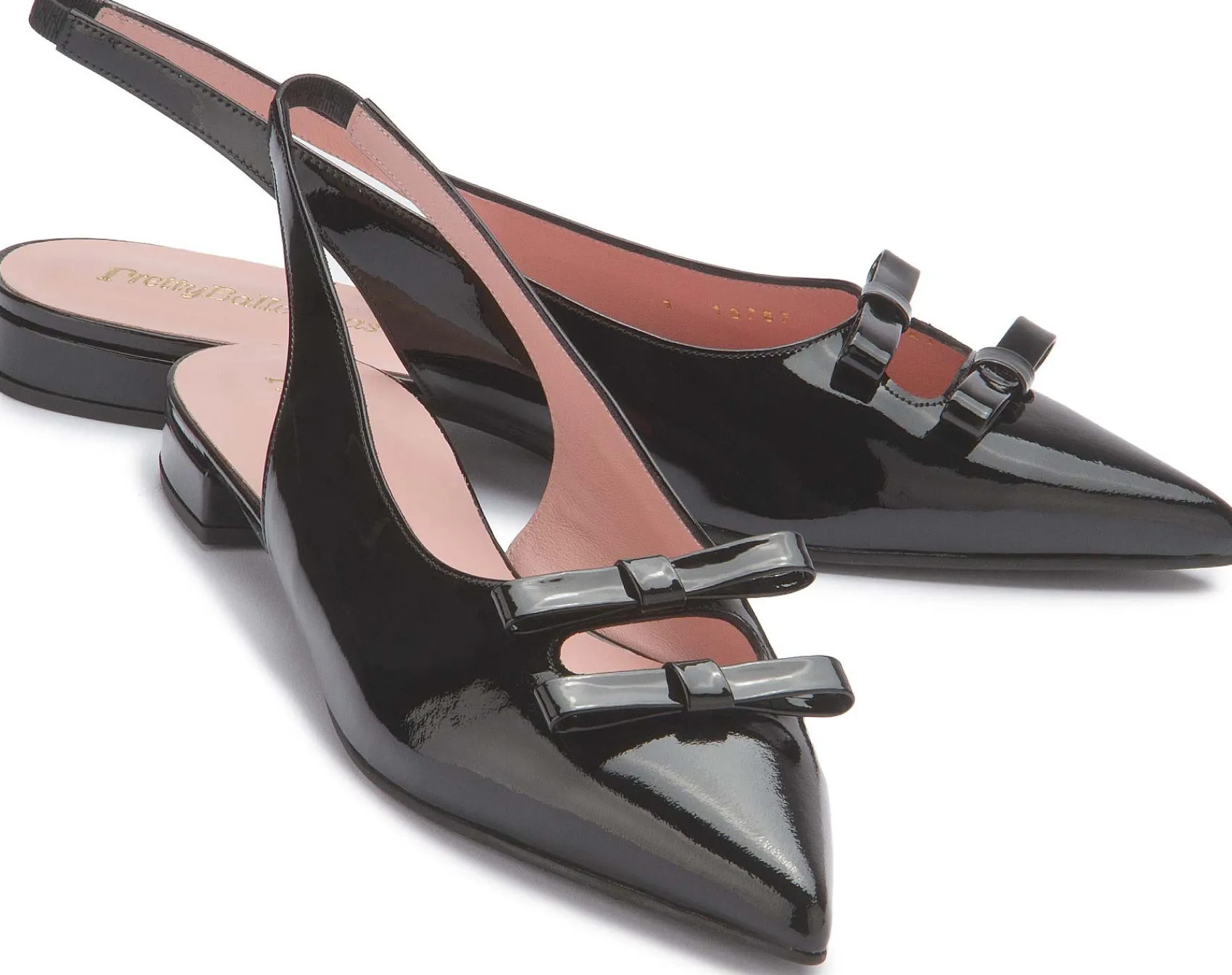 Sling|Ballerinas|Horsch Schuhe Pretty Ballerina in Übergrößen Schwarz
