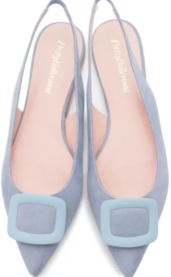 Sling|Horsch Schuhe Pretty Ballerina in Übergrößen Blau