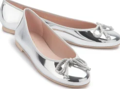 Ballerinas|Horsch Schuhe Pretty Ballerinas in Übergrößen Silber
