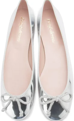 Ballerinas|Horsch Schuhe Pretty Ballerinas in Übergrößen Silber