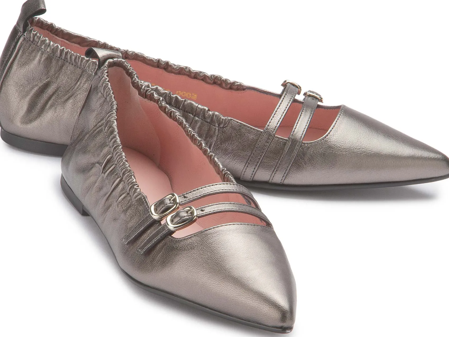 Ballerinas|Horsch Schuhe Pretty Ballerinas in Übergrößen Silber