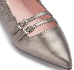 Ballerinas|Horsch Schuhe Pretty Ballerinas in Übergrößen Silber