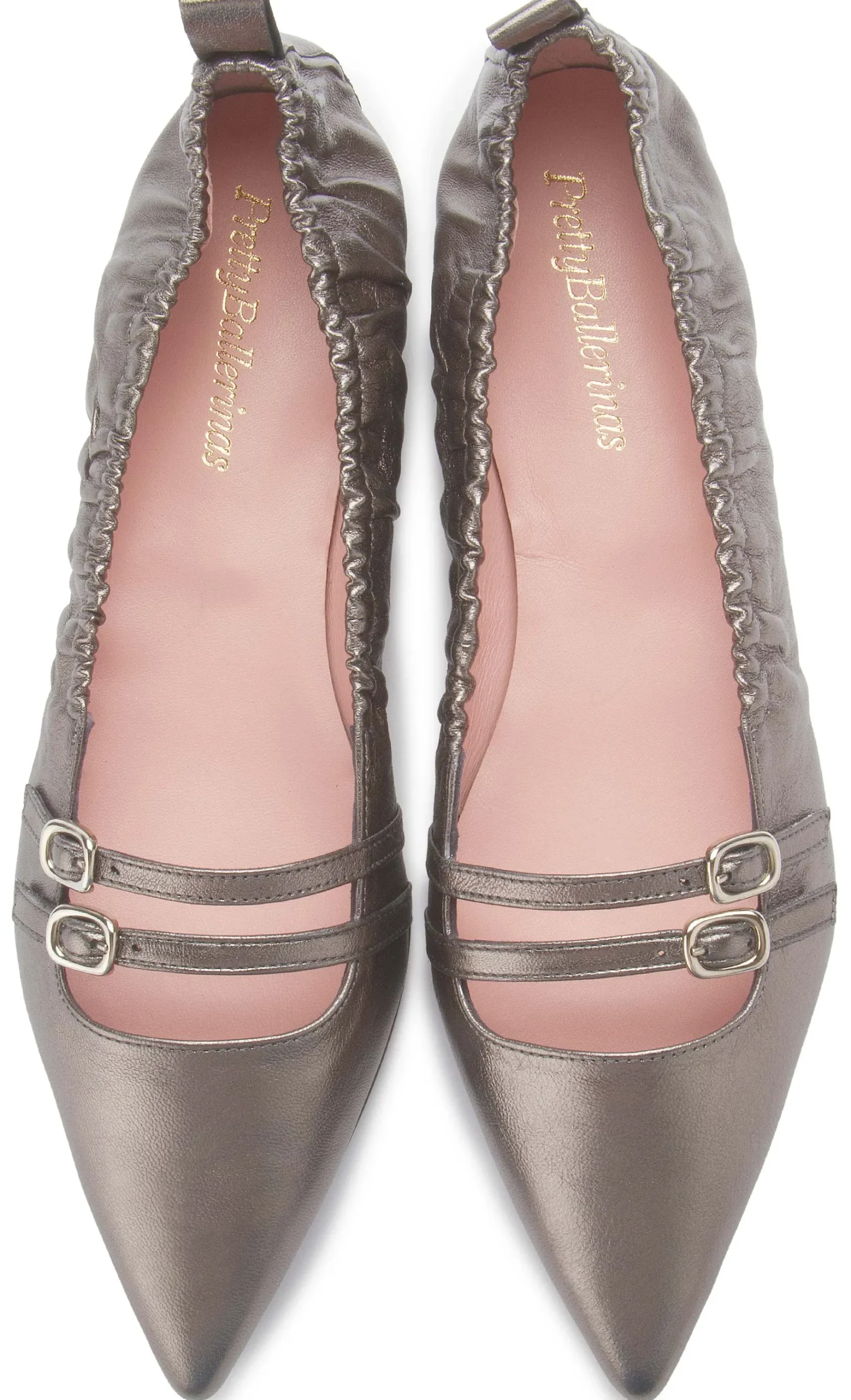 Ballerinas|Horsch Schuhe Pretty Ballerinas in Übergrößen Silber