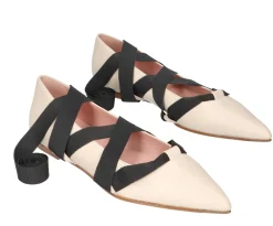 Ballerinas|Horsch Schuhe Pretty Ballerinas in Übergrößen Weiß