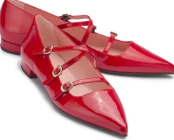 Ballerinas|Horsch Schuhe Pretty Ballerinas in Übergrößen Rot