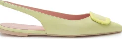 Sling|Sandalen|Horsch Schuhe Pretty Ballerinas in Übergrößen Gelb