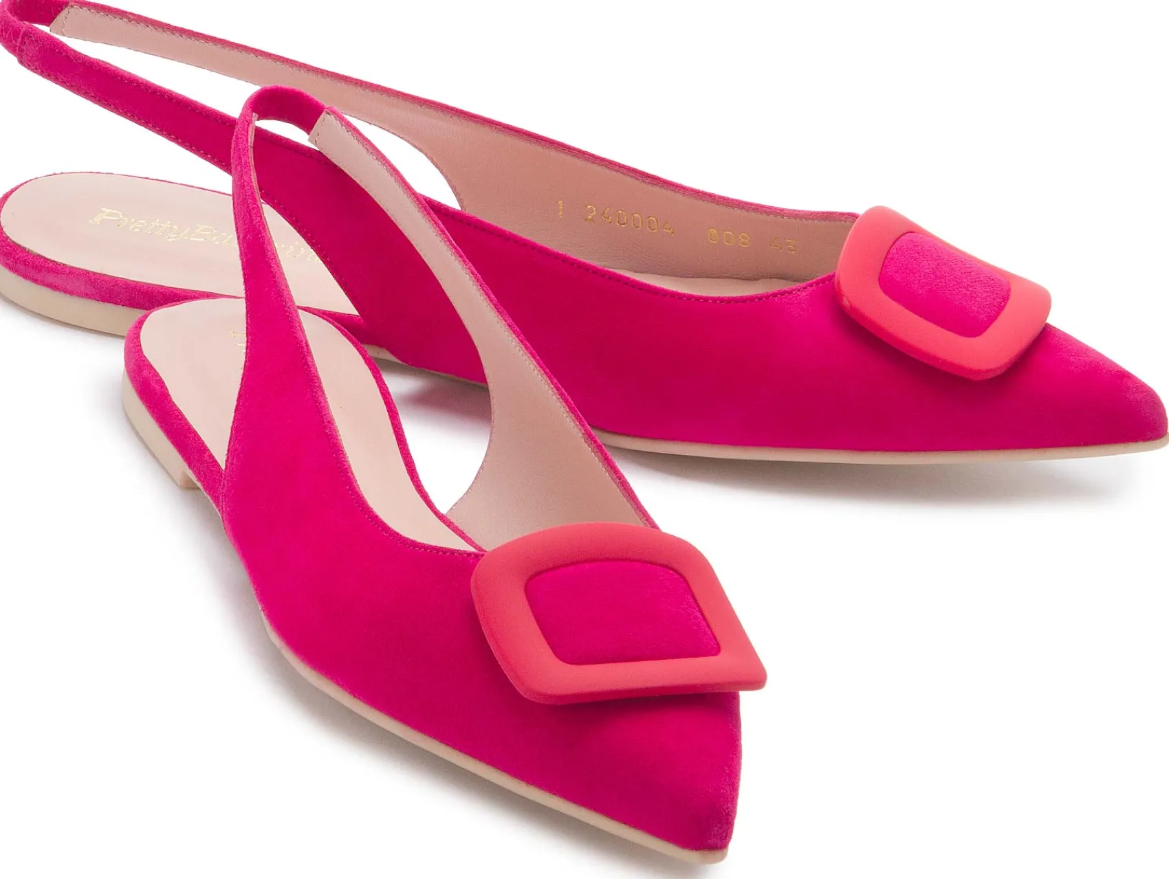 Sling|Horsch Schuhe Pretty Ballerinas in Übergrößen Pink