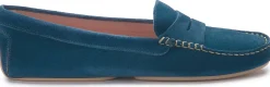 Slipper|Horsch Schuhe Pretty Loafer in Übergrößen Blau