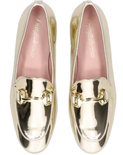 Slipper|Horsch Schuhe Pretty Loafer in Übergrößen Gold