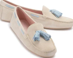 Slipper|Horsch Schuhe Pretty Loafer in Übergrößen Beige