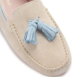 Slipper|Horsch Schuhe Pretty Loafer in Übergrößen Beige