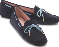 Slipper|Horsch Schuhe Pretty Loafer in Übergrößen Blau