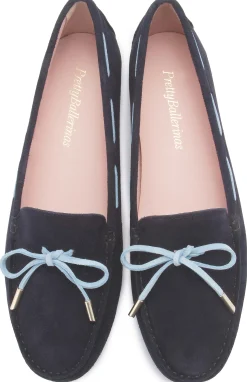 Slipper|Horsch Schuhe Pretty Loafer in Übergrößen Blau