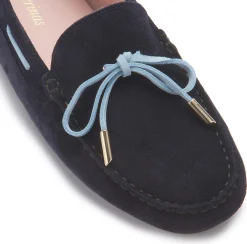 Slipper|Horsch Schuhe Pretty Loafer in Übergrößen Blau