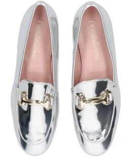 Slipper|Horsch Schuhe Pretty Loafer in Übergrößen Silber