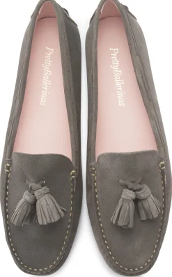 Slipper|Ballerinas|Horsch Schuhe Pretty Loafer in Übergrößen Grau