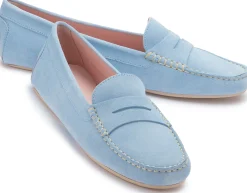 Slipper|Horsch Schuhe Pretty Loafer in Übergrößen Blau