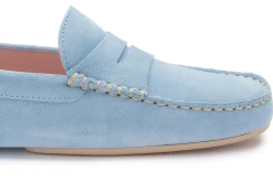 Slipper|Horsch Schuhe Pretty Loafer in Übergrößen Blau