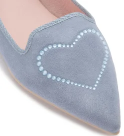 Slipper|Ballerinas|Horsch Schuhe Pretty Loafer in Übergrößen Blau