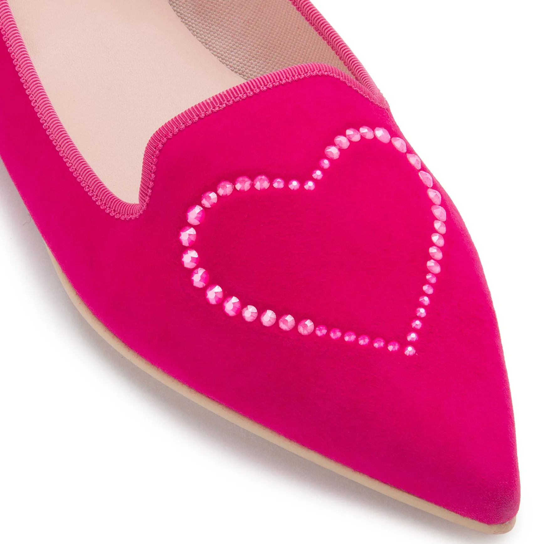 Slipper|Ballerinas|Horsch Schuhe Pretty Loafer in Übergrößen Pink