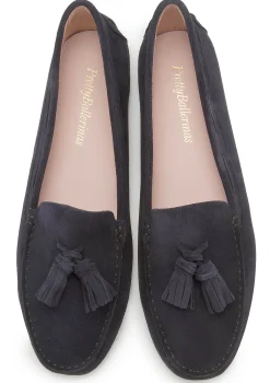 Slipper|Horsch Schuhe Pretty Loafer in Übergrößen Blau