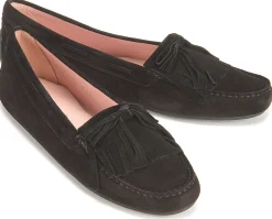 Slipper|Ballerinas|Horsch Schuhe Pretty Loafers in Übergrößen Schwarz