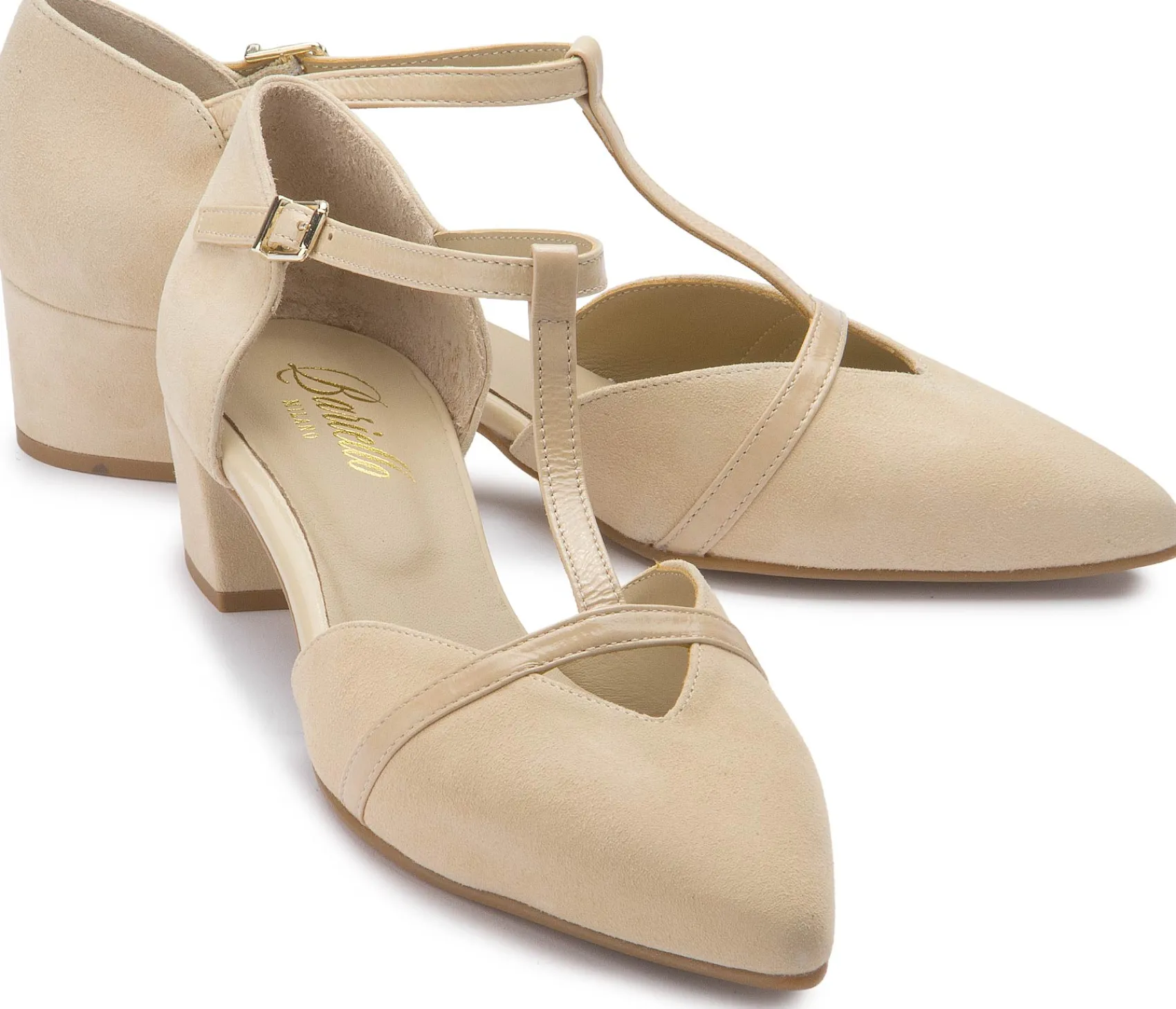 Pumps|Horsch Schuhe Pump in Übergrößen Beige