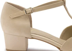 Pumps|Horsch Schuhe Pump in Übergrößen Beige