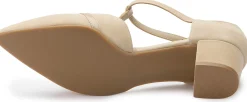 Pumps|Horsch Schuhe Pump in Übergrößen Beige