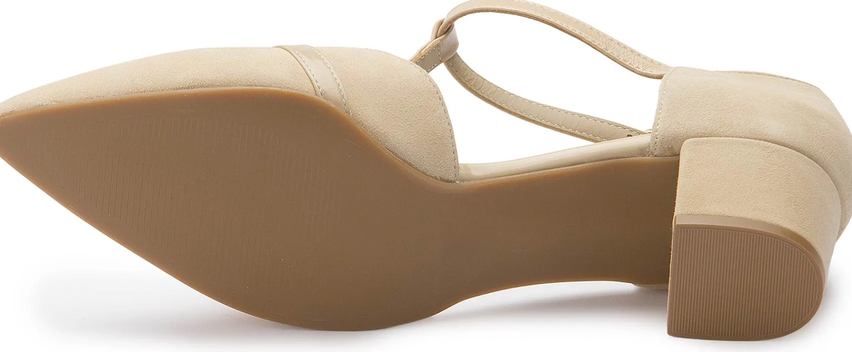 Pumps|Horsch Schuhe Pump in Übergrößen Beige