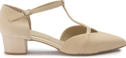 Pumps|Horsch Schuhe Pump in Übergrößen Beige