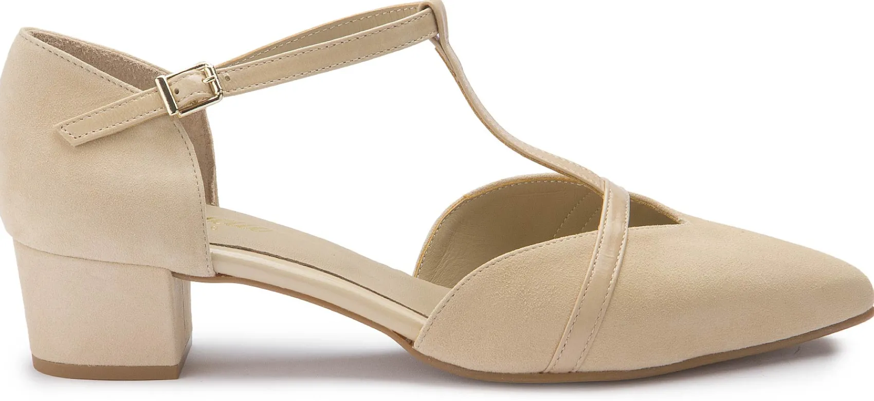 Pumps|Horsch Schuhe Pump in Übergrößen Beige