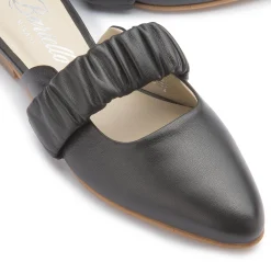 Sandalen|Pantoletten|Horsch Schuhe Sabot in Übergrößen Schwarz