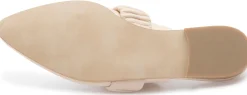 Sandalen|Pantoletten|Horsch Schuhe Sabot in Übergrößen Beige