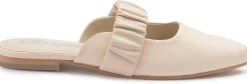 Sandalen|Pantoletten|Horsch Schuhe Sabot in Übergrößen Beige