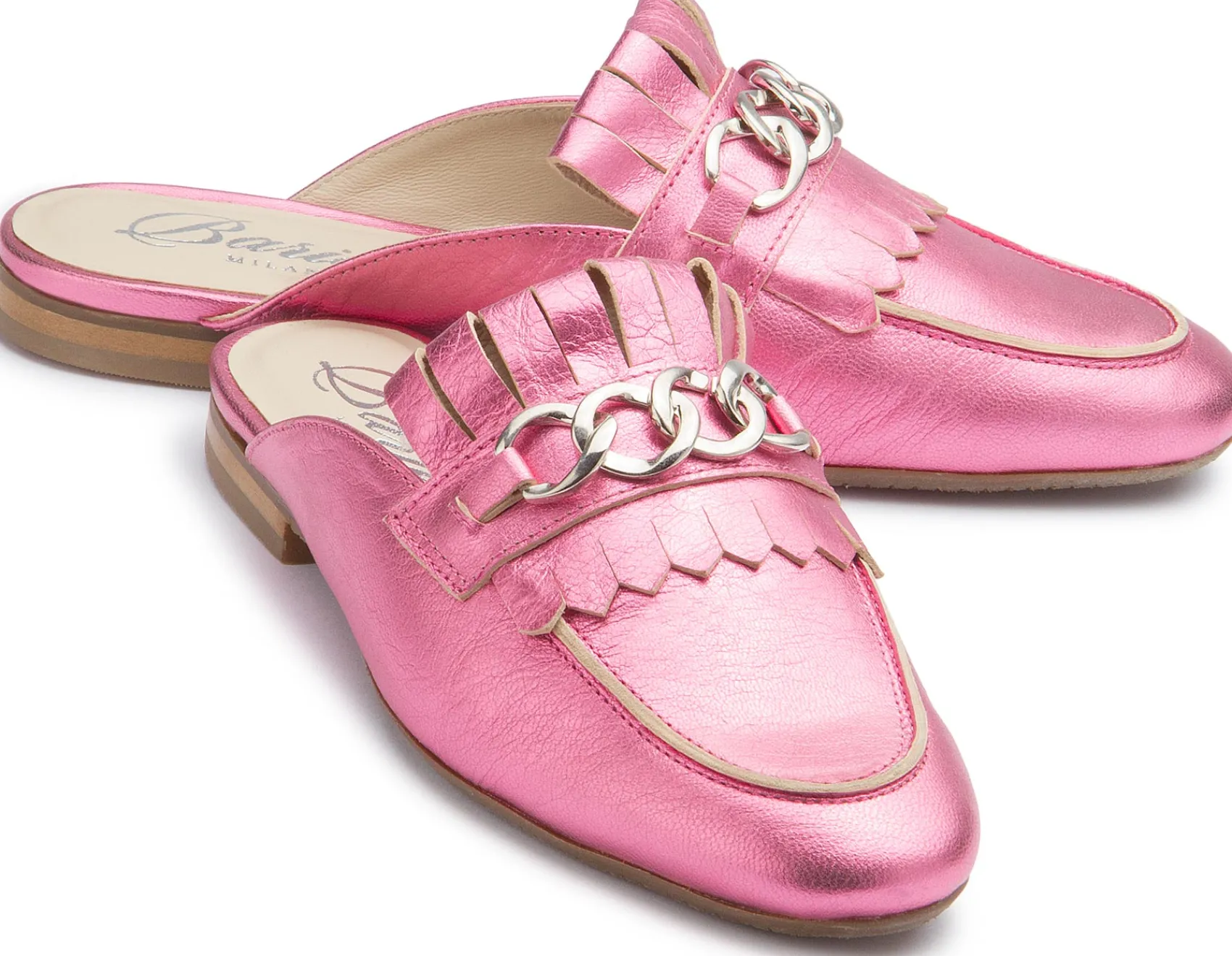 Sandalen|Pantoletten|Horsch Schuhe Sabot in Übergrößen Pink