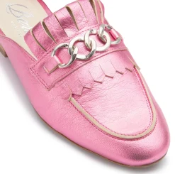Sandalen|Pantoletten|Horsch Schuhe Sabot in Übergrößen Pink