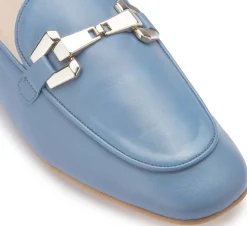 Sandalen|Pantoletten|Horsch Schuhe Sabot in Übergrößen Blau
