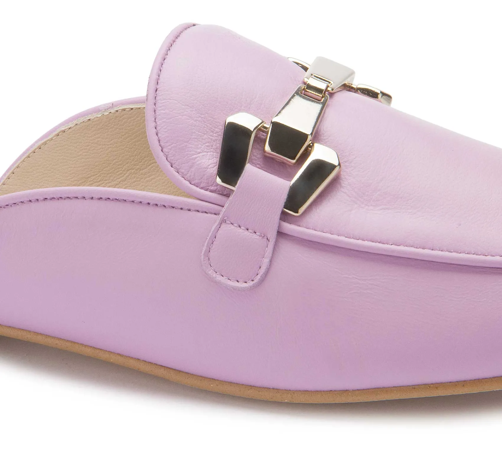 Sandalen|Pantoletten|Horsch Schuhe Sabot in Übergrößen Lila