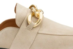 Slipper|Pantoletten|Horsch Schuhe Sabot in Übergrößen Beige