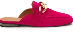 Slipper|Pantoletten|Horsch Schuhe Sabot in Übergrößen Pink