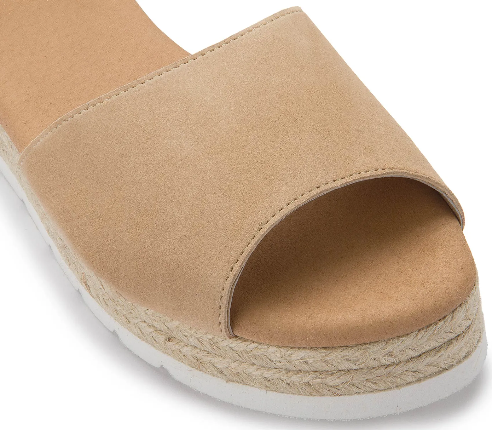 Espadrilles|Sandalen|Horsch Schuhe Sandale in Übergrößen Beige