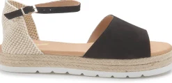 Espadrilles|Sandalen|Horsch Schuhe Sandale in Übergrößen Rot