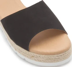 Espadrilles|Sandalen|Horsch Schuhe Sandale in Übergrößen Rot