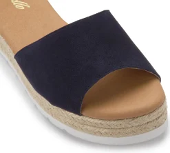 Espadrilles|Sandalen|Horsch Schuhe Sandale in Übergrößen Schwarz