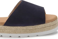Espadrilles|Sandalen|Horsch Schuhe Sandale in Übergrößen Schwarz